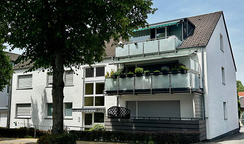 Renovated 3-room apartment with large balcony and garage / Center Ratingen-Hösel