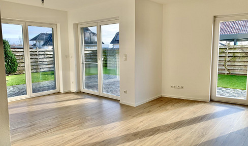 Light-flooded 3-room ground floor apartment with large garden | EBK | carport | 30 sqm cellar