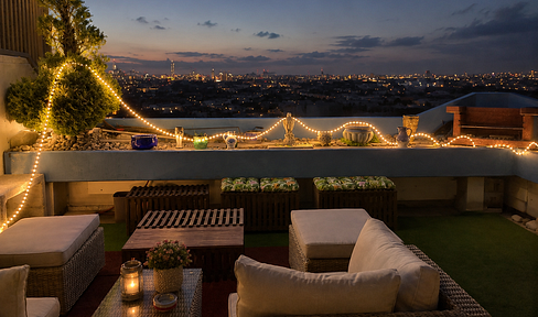 Großzügige Wohnung mit Panoramablick und großer Terrasse