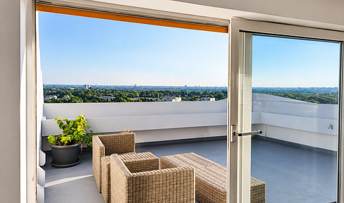 Großzügige Wohnung mit Panoramablick und großer Terrasse