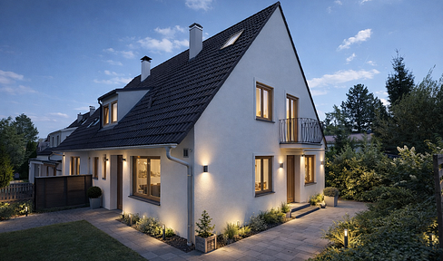 Semi-detached house Waldram: Corner plot, building rights for extension