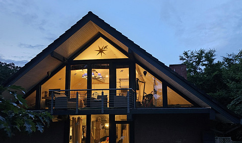 Bright and modern detached house near the idyllic Elbe river