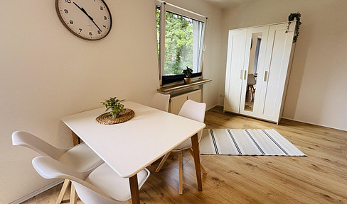 Fully furnished 1-room apartment with balcony