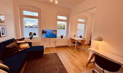 Furnished 1.5-room apartment with far-reaching views - modern & quietly located in Berlin-Oberschöneweide
