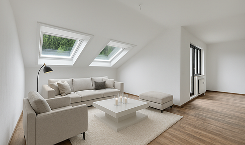 Stylish living in Heidelberg: 3-room apartment with roof terrace & digital tour