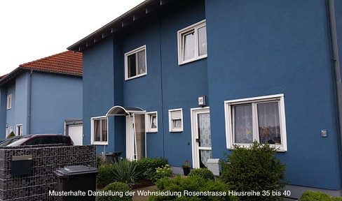 Spacious mid-terrace house with a view of the countryside in Wettin-Löbejün OT Nauendorf