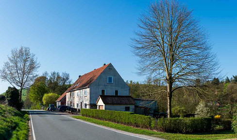 Charming living in the Solling-Vogler nature park - spacious semi-detached house in Nienover
