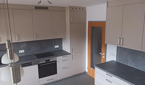 Modern 4-room newly built apartment with balcony and terrace