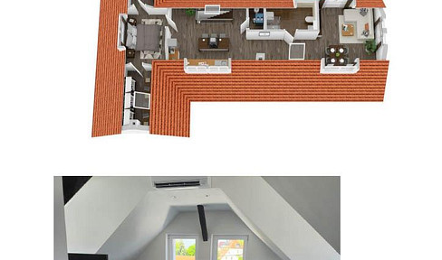 Attic apartment in Wiesloch