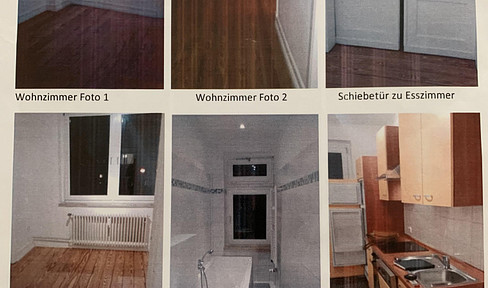 Cozy 3-room apartment, balcony, Ebk, VB, floorboards, cellar, garage