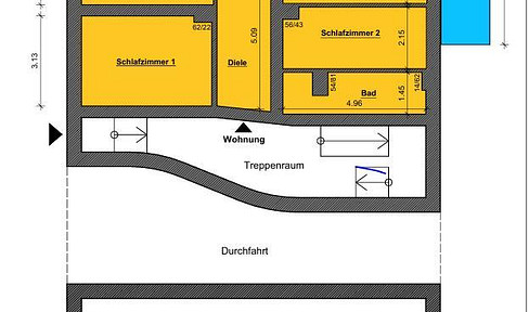 Beautiful apartment with a terrace and parking space, located in the best area of Herne.