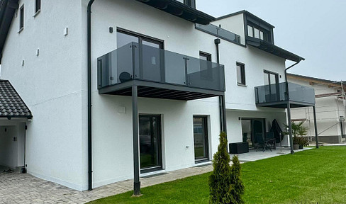 Modern 2-room new-build apartment with balcony in Ruderting - top fittings and energy efficiency