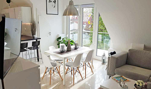 Dream loft in mint condition with full furnishings at Frankfurt Airport