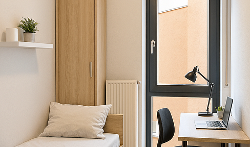 Kleines, möbliertes WG-Zimmer nahe Uniklinik – all inkl. mit WLAN