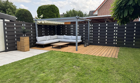 Modern semi-detached house with large garden in top location with new PV system - commission-free -
