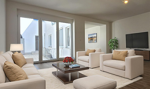 First occupancy: renovated townhouse in Frechen city center