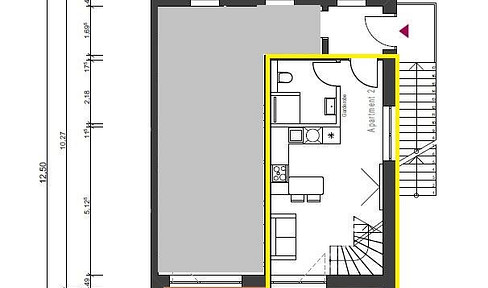Very nice two-room maisonette apartment in Rottenburg-Dettingen