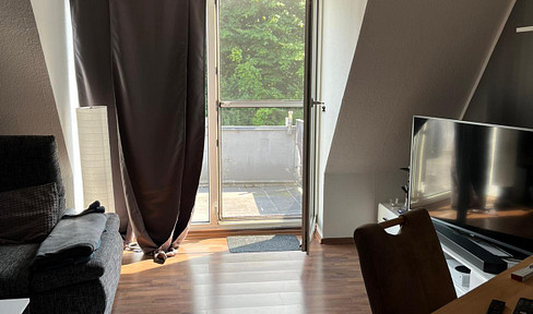 Feel-good 3-room apartment with balcony and garage in a quiet location