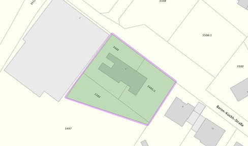 Rare opportunity: Large building plot (1,781 m²), attractive location in Rheinau