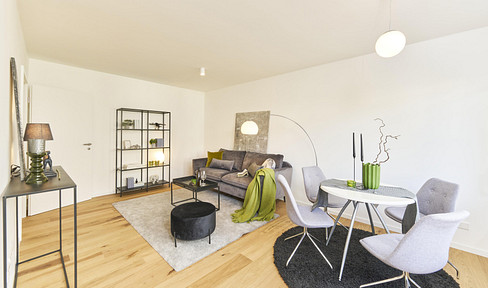 First occupancy after renovation: 2-flat with balcony in Sendling-Westpark