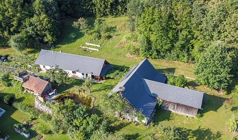 Old farmhouse (loam building) in southern Burgenland