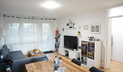 Stylish 2-room apartment with balcony, terrace, underground parking space and fitted kitchen in Heilbronn