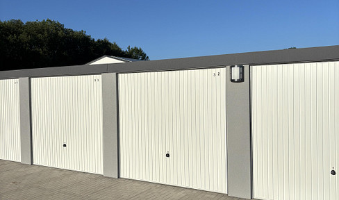 New-build garages in Greifswald - available immediately **Electricity+light**