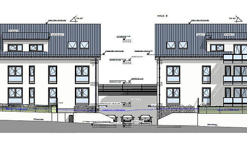 Developed building plot on the Fulda with permission for 2 MFH (6 units)