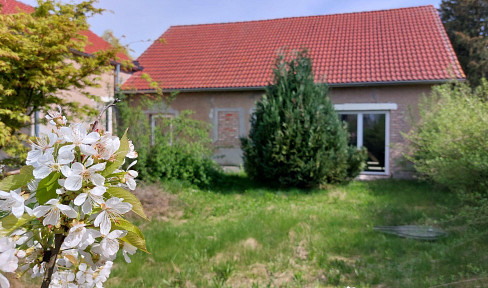 Large property with house in need of renovation
