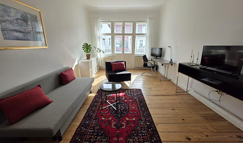 Sunny and beautiful, fully furnished apartment in the Sprengelkiez - move in and feel good!