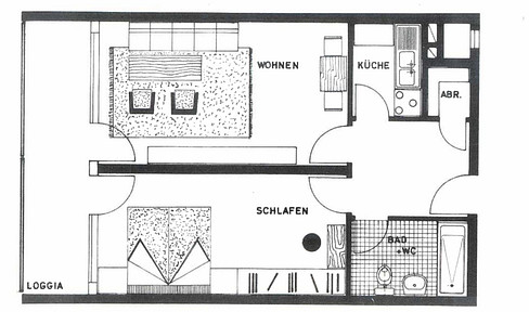 2-room apartment, completely renovated