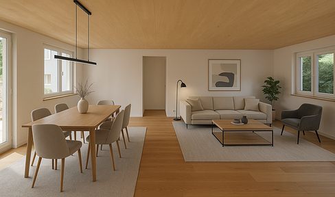 First occupancy in a new KfW 40 building: top modern 3.5 to 4.5-room apartments in owner-occupied standard