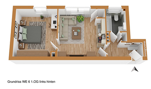 Schöne und gepflegte 2-Raum-Wohnung in Castrop-Rauxel