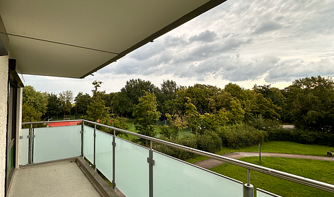 Great 2-room apartment with a view of the countryside in Straubing
