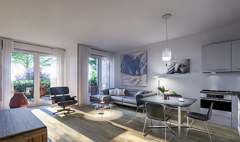 New-build apartment on the first floor with special depreciation potential (QNG+) (WHG 02)