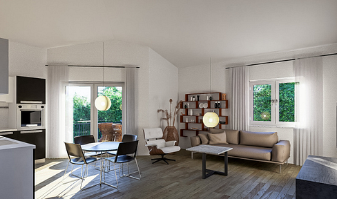 Light, air and luxury - top floor with roof terrace in Hamburg-Jenfeld (WHG 09)