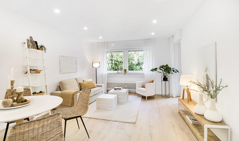 Refurbished first floor apartment with terrace and parking space