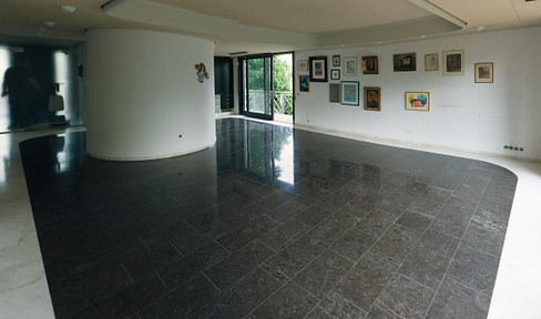 Spacious urban villa in timeless Bauhaus style, incl. potential office space or artist's gallery