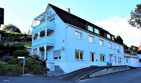 Renovierte 3 Zimmerwohnung mit Balkon und malerischem Fernblick ins Grüne