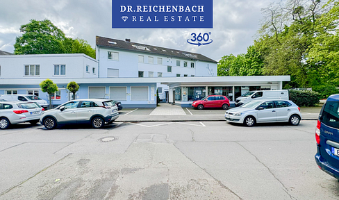 115 m² store (former pharmacy) on the ground floor + 87 m² warehouse in the basement
