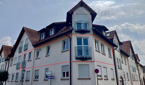 Attractive 2-3 room apartment in a quiet location on the edge of the historic center of Bad Bergzabern