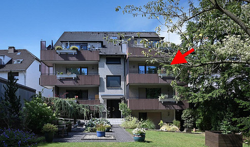 Bochum-Weitmar: High-quality condominium garage + SP + 2 balconies for sale!
