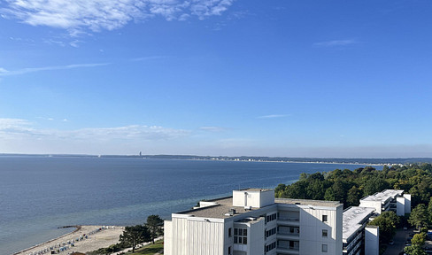 Sea view - 11th floor, top location directly on the beach