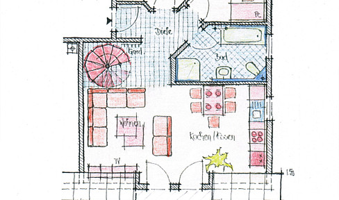 Neuwertige Exclusive/Moderne/Helle Maisonettwohnung 4 Zimmer im Neubaugebiet Sennfeld/Rempertshag