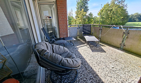 2-Zimmer, West-Loggia & Blick ins Grüne nahe UKM am Horstmarer Landweg