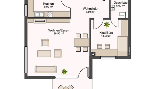 PROVISION-FREE in WÜ/Gerbrunn: lucrative tax benefits/refurbished/terrace/2xTG/in the countryside