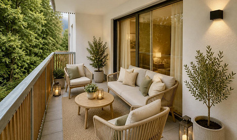 Exklusive möblierte 4-Zimmer-Wohnung-Neubau, ideal zur Eigennutzung oder als Ferienwohnung.