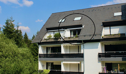 Hahnenklee - Attractive 2-room maisonette apartment with balcony
