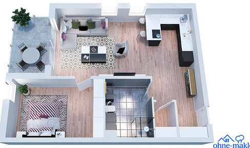 2 Zimmer-Neubauwohnungen mit 75 qm zu vermieten