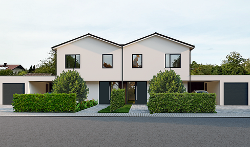 New semi-detached house (KfW 40) with PV & heat pump | approx. 143 m² | Tiefenbach near Passau